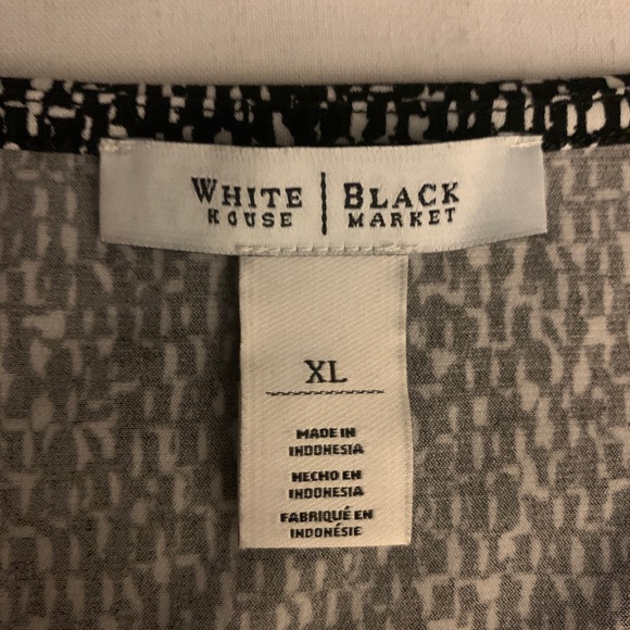 White House Black Market Career blouse tank EUC XL - Picture 4 of 8